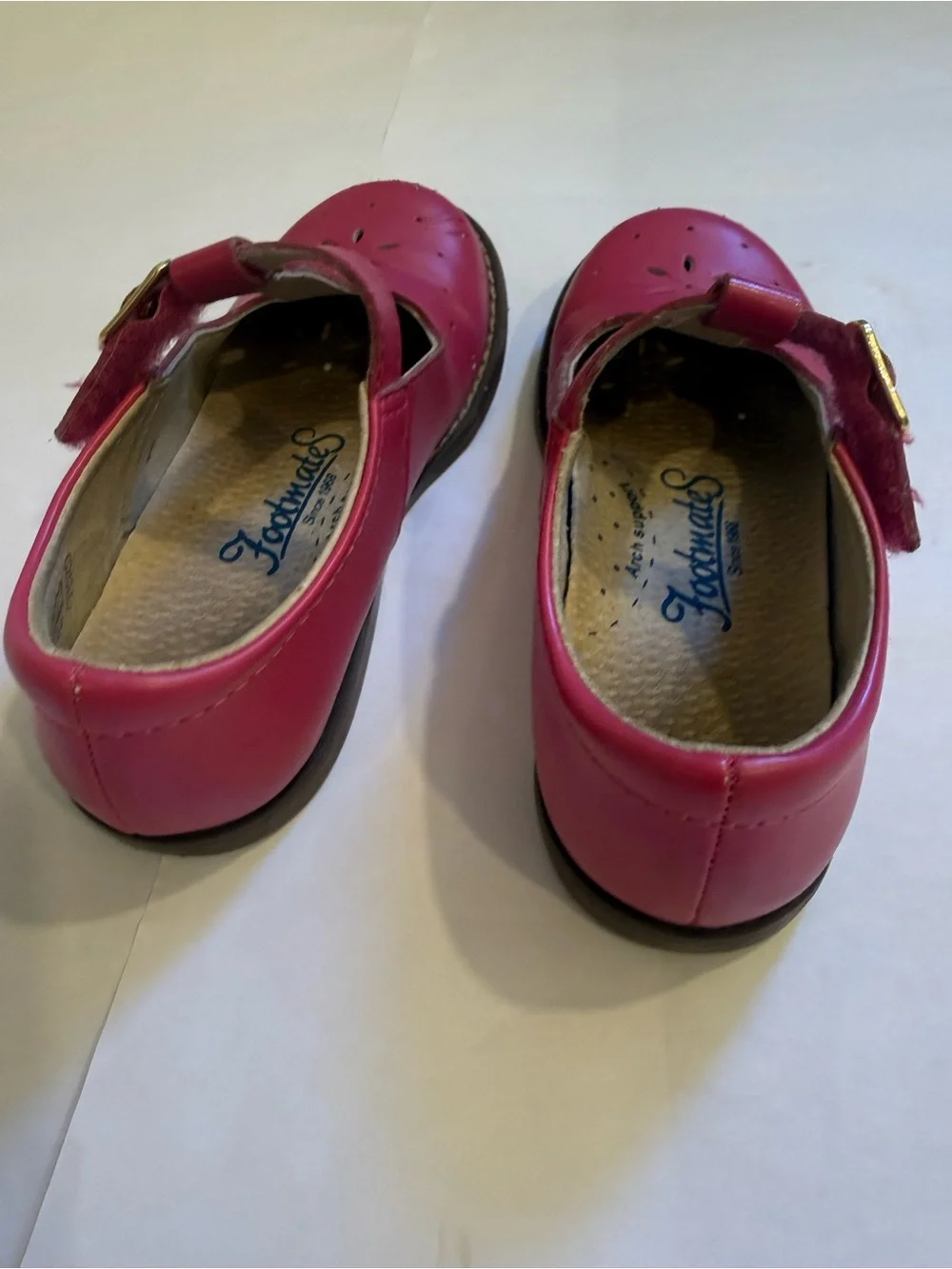 L'Amour Magenta T-Strap Dress Shoes